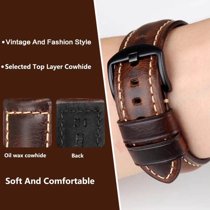 High Quality Genuine Leather S - Leather Strap Quick Release 评论和价格