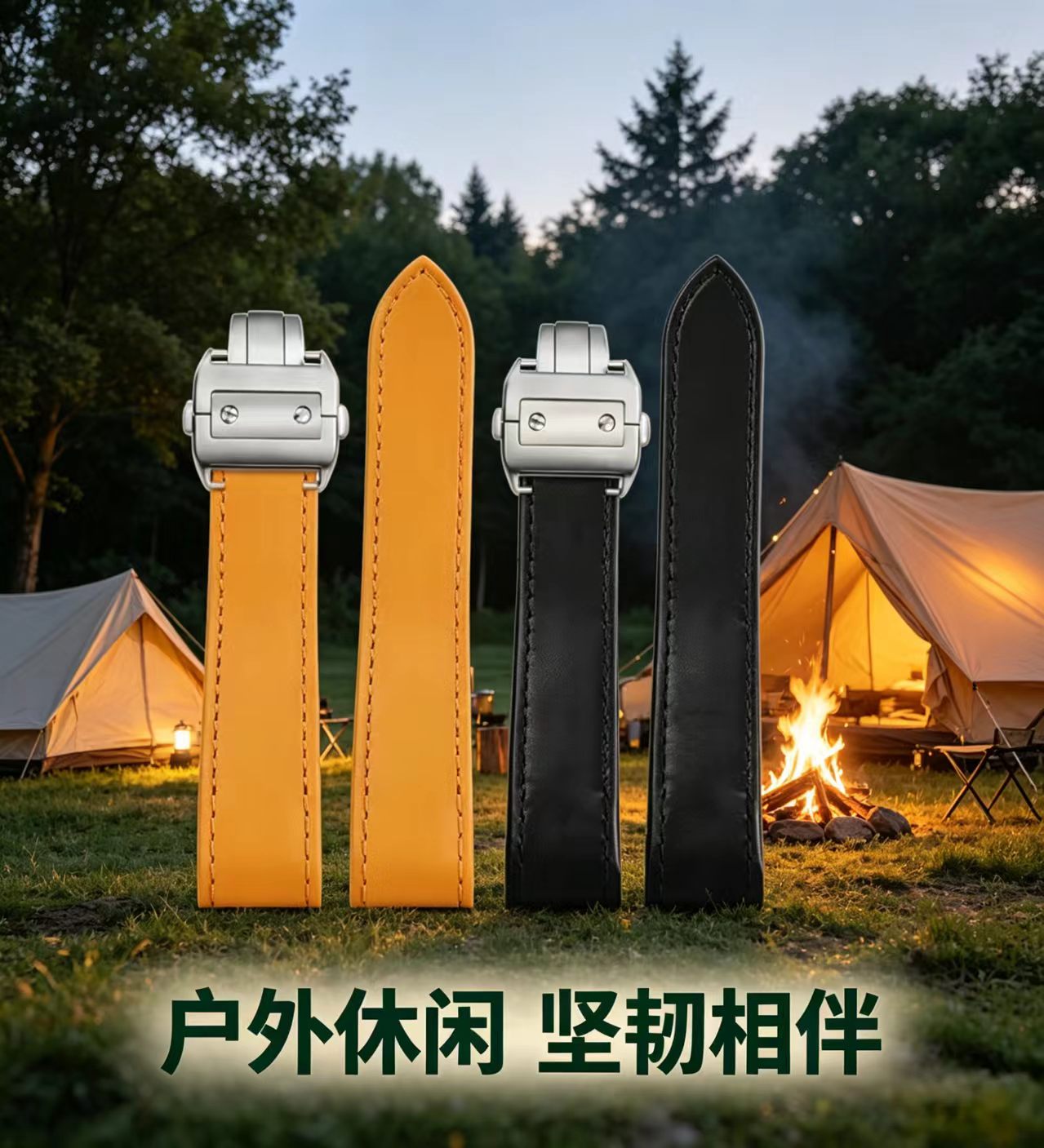Genuine Lea/ther Watch Strap f - Cartier Watch Tank 评论和价格