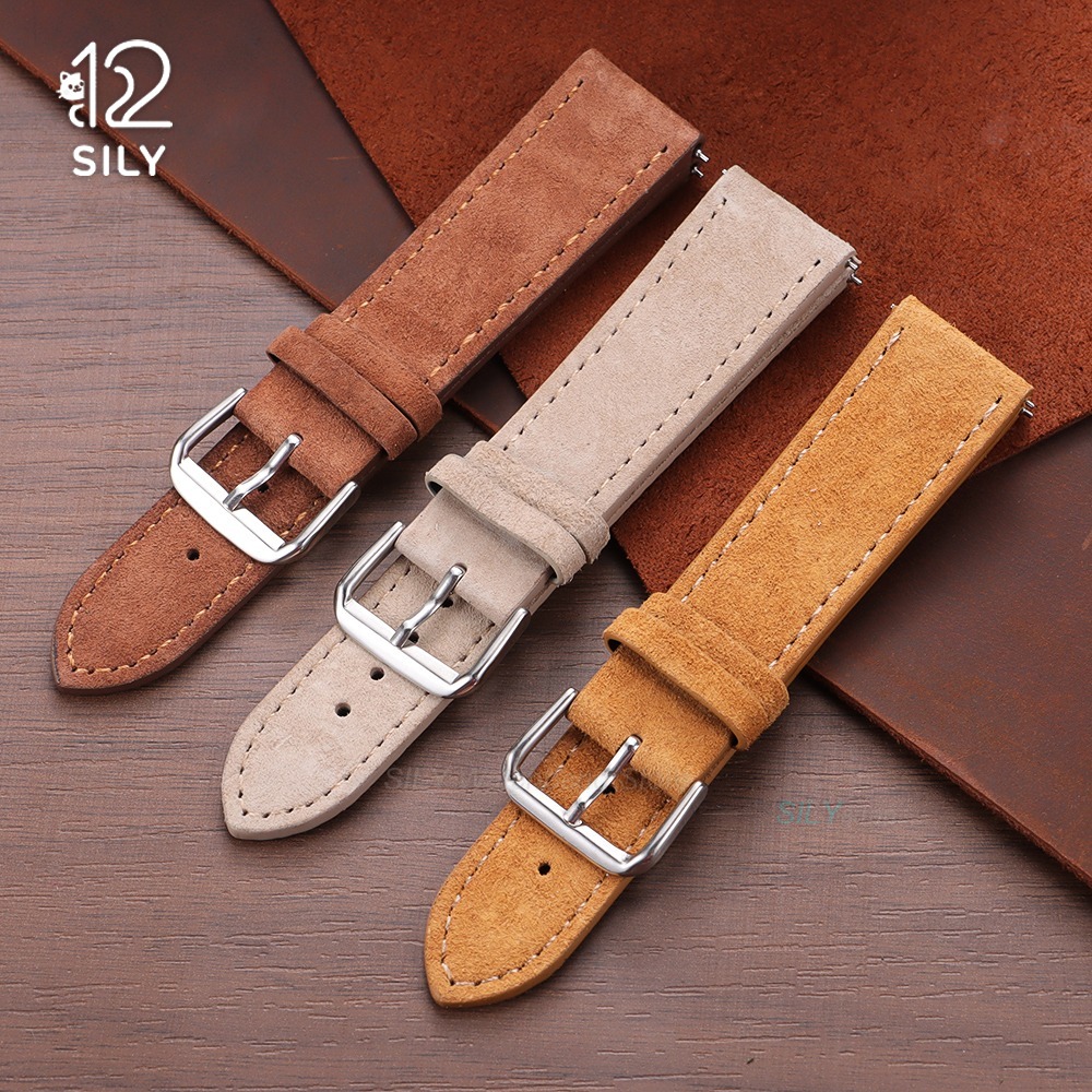 18mm 19mm 20mm 22mm Watch Band - Suede Strap Watch 评论和价格