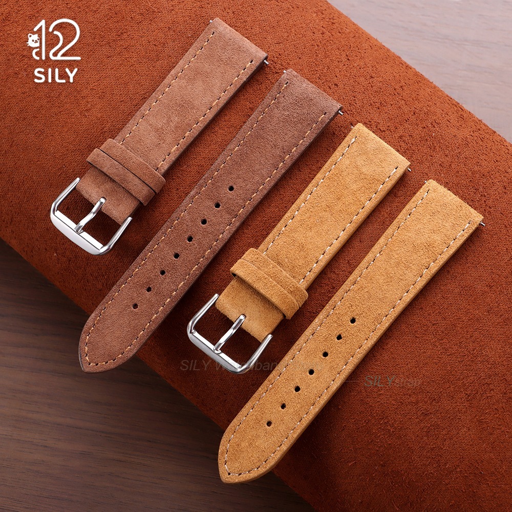 18mm 19mm 20mm 22mm Watch Band - Suede Strap Watch 评论和价格