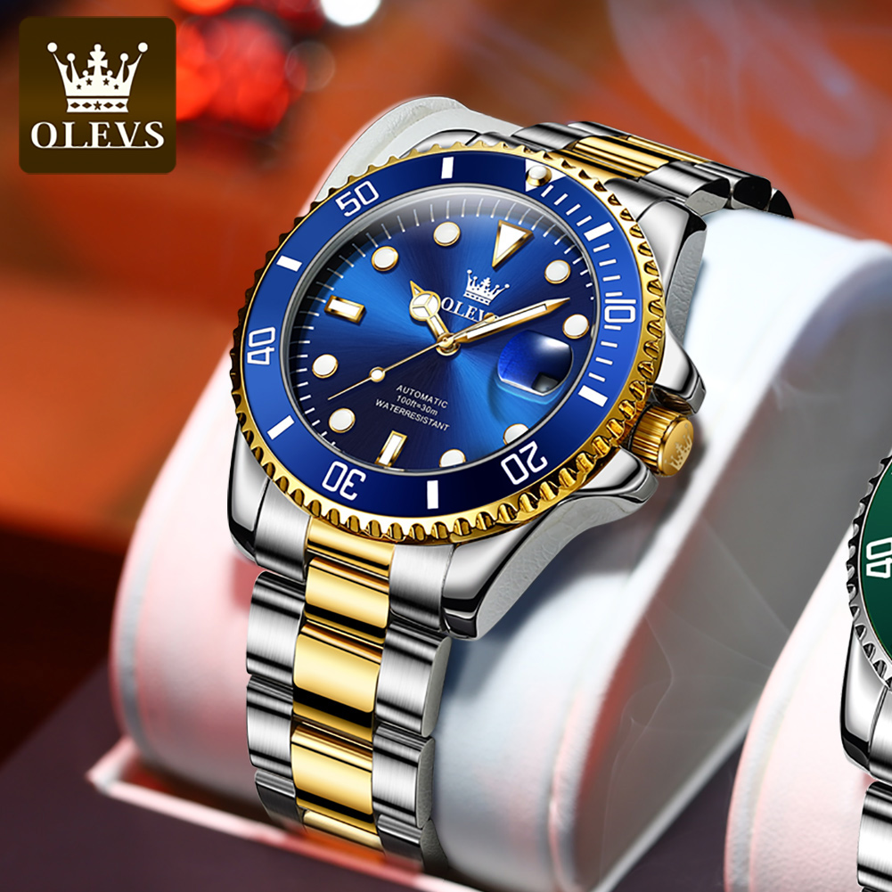 OLEVS 6650 Men Watch Classic O - Rolex Watch Submariner 评论和价格