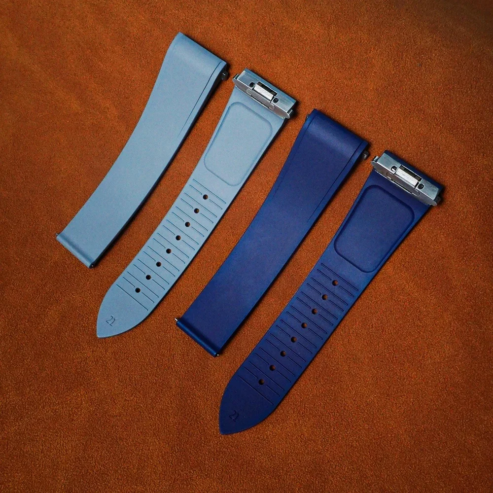 FKM Rubber Watch Straps For Ca - Cartier Watch Santos 评论和价格